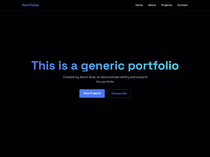 Cover image for Custom React Portfolio Website