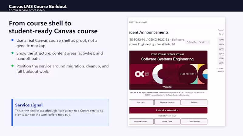 Cover image for Software Systems Engineering Course Buildout
A
