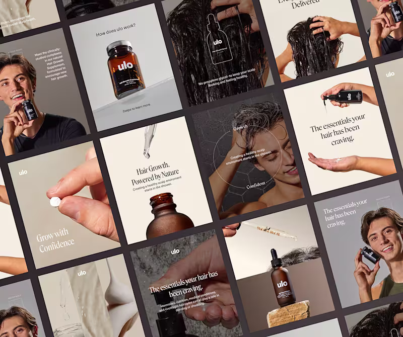 Cover image for Men’s Hair Growth Social Media