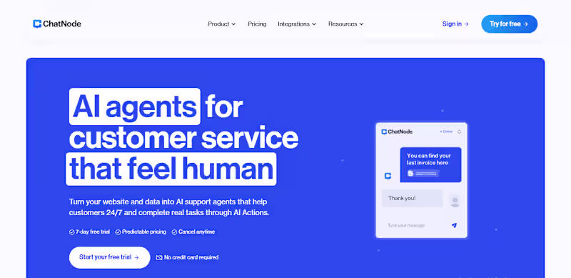Cover image for ChatNode(Multi AI Agent SaaS)
