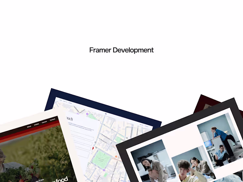 Cover image for Framer Development