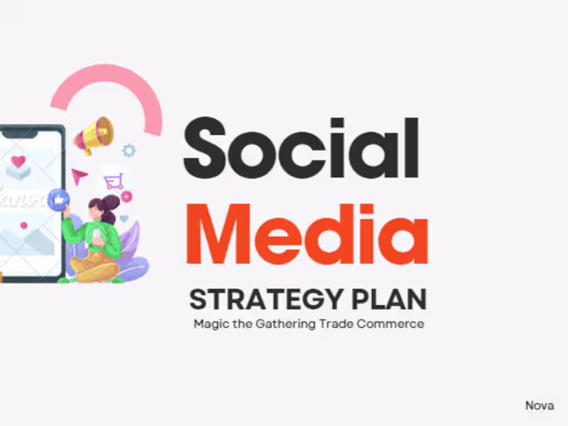 Cover image for Deck - Social Media Strategy for Card Trading Game Company