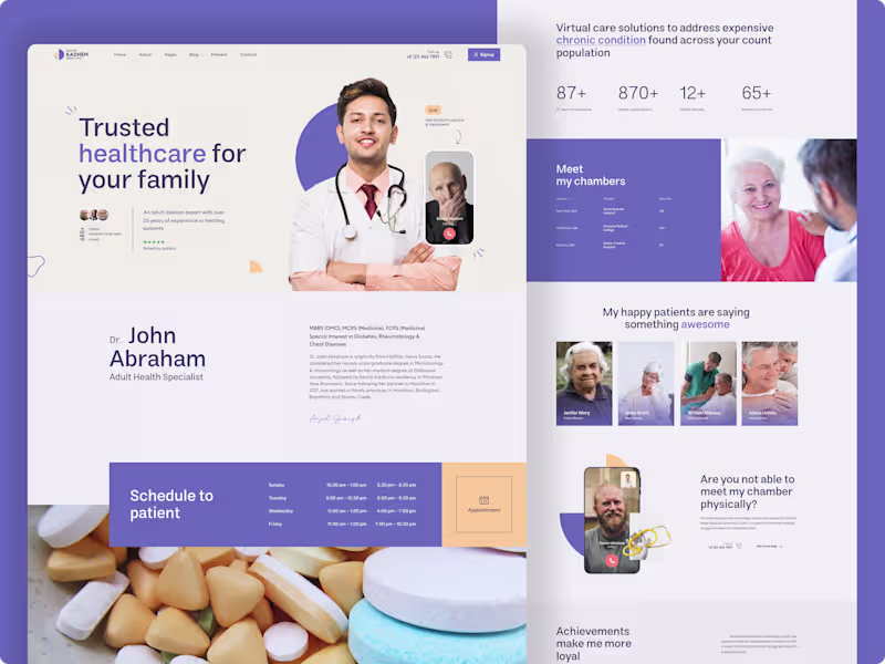 Cover image for Doctor Kadhem — Healthcare &