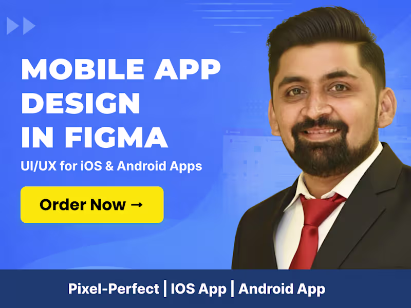 Cover image for Mobile App UI/UX Design in Figma