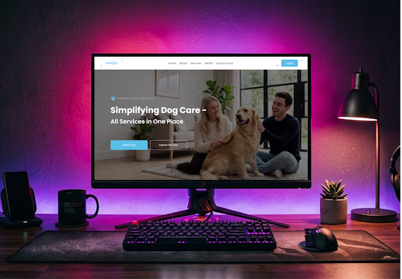 Cover image for Dogify – Dog Adoption Platform
Dogify