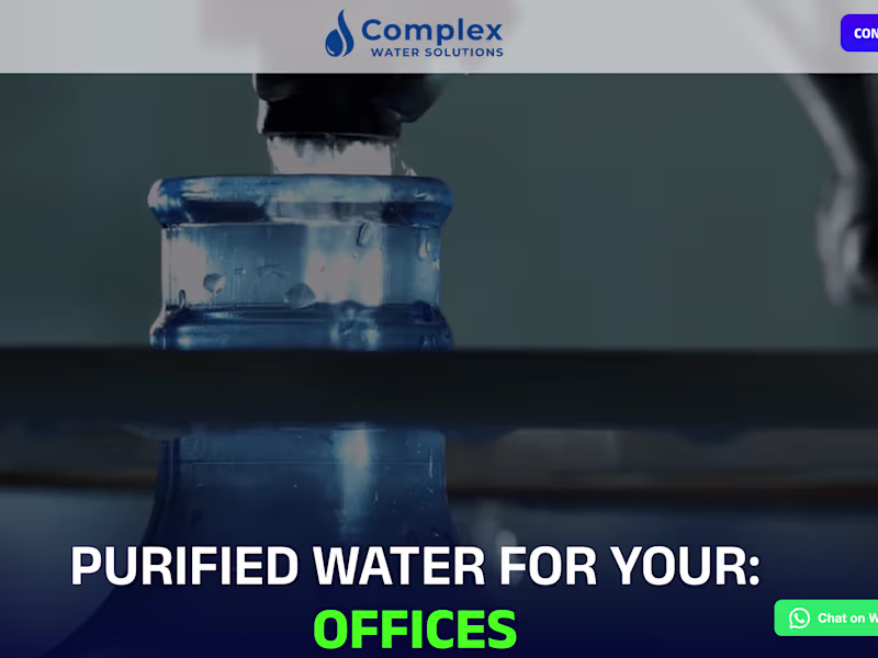 Cover image for Complex Water Solutions