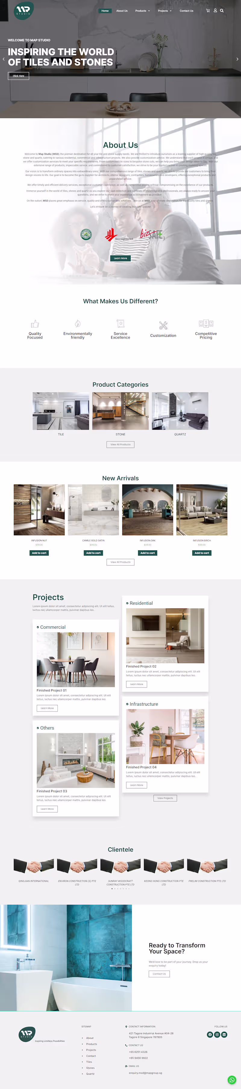 Cover image for Interior Designer eCommerce Website