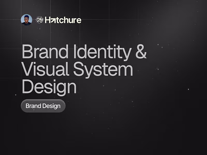 Cover image for Brand Identity & Visual System Design