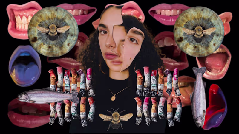 Cover image for Teenage eerie - Digital Collage