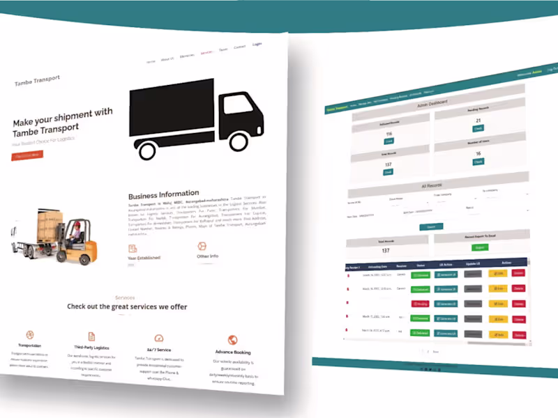 Cover image for Tambe Transport