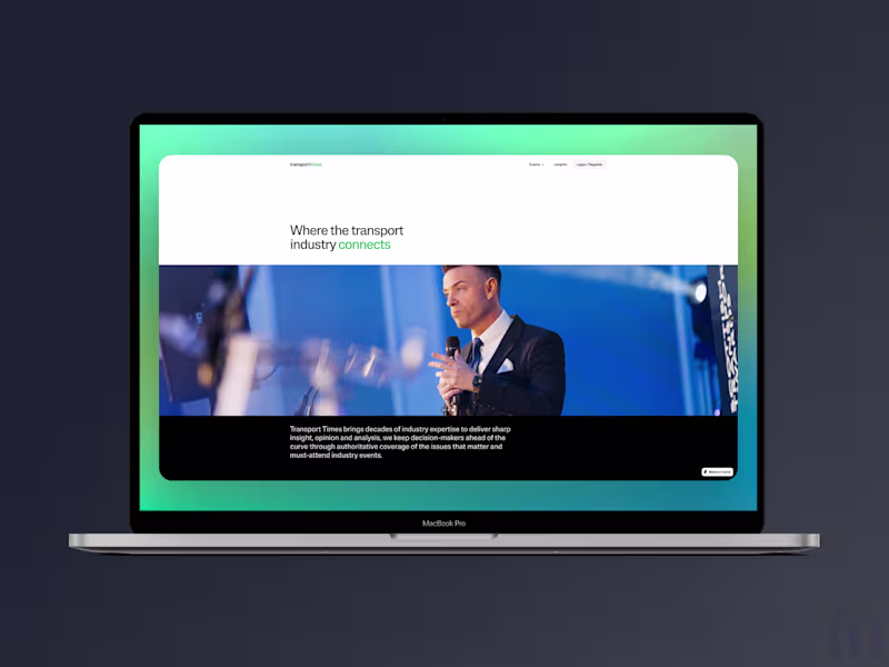Cover image for Event Ticketing, Booking & Awards for UK Transport Media