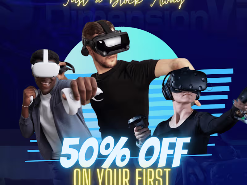 Cover image for Flyer for a Arcade Startup