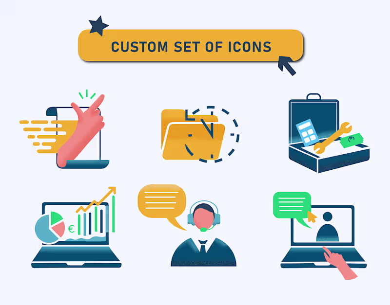Cover image for Icon Design Portfolio for Various Clients (2023/2024)