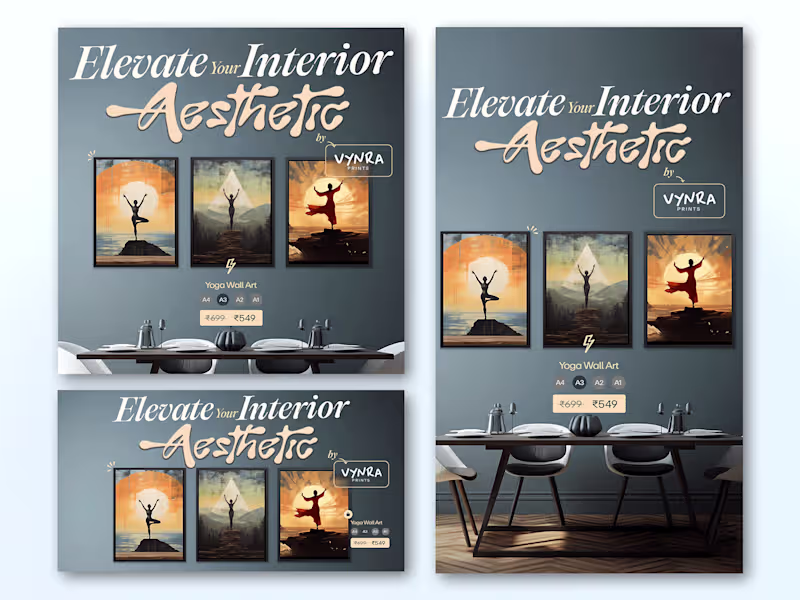 Cover image for Advertisement Display/ Motion Creative design