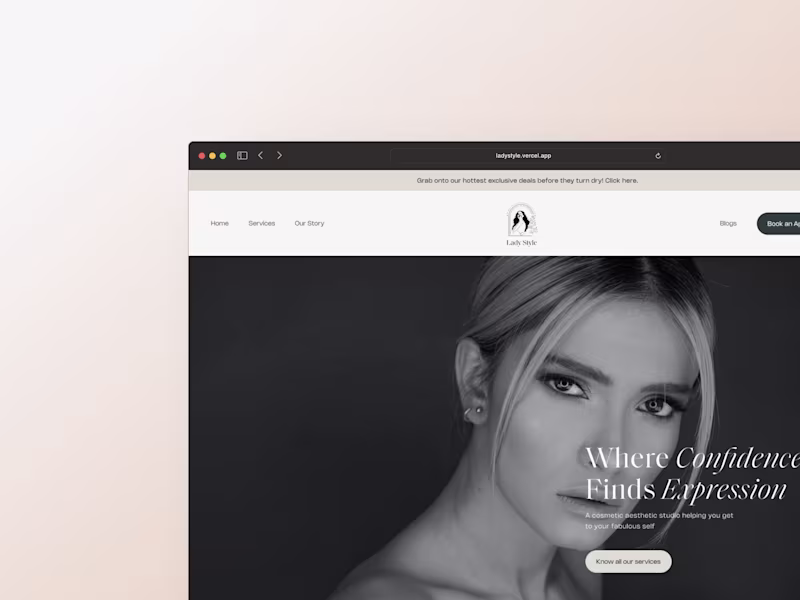 Cover image for LadyStyle - A Cosmetic and Aesthetic Studio