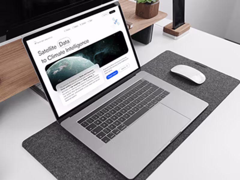 Cover image for Blue Sky Analytics Website 