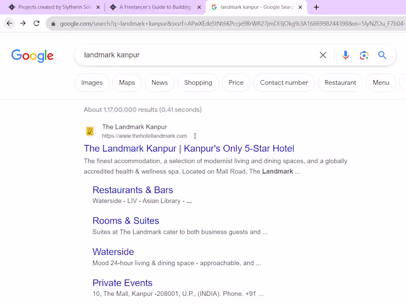 Cover image for SEO Optimization for Landmark Kanpur