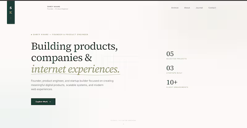 Cover image for Made a portfolio website for