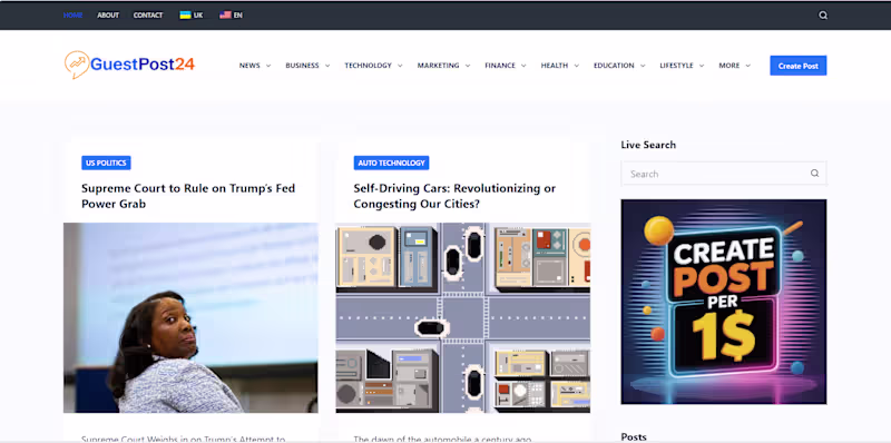 Cover image for platform for Guest Post and News