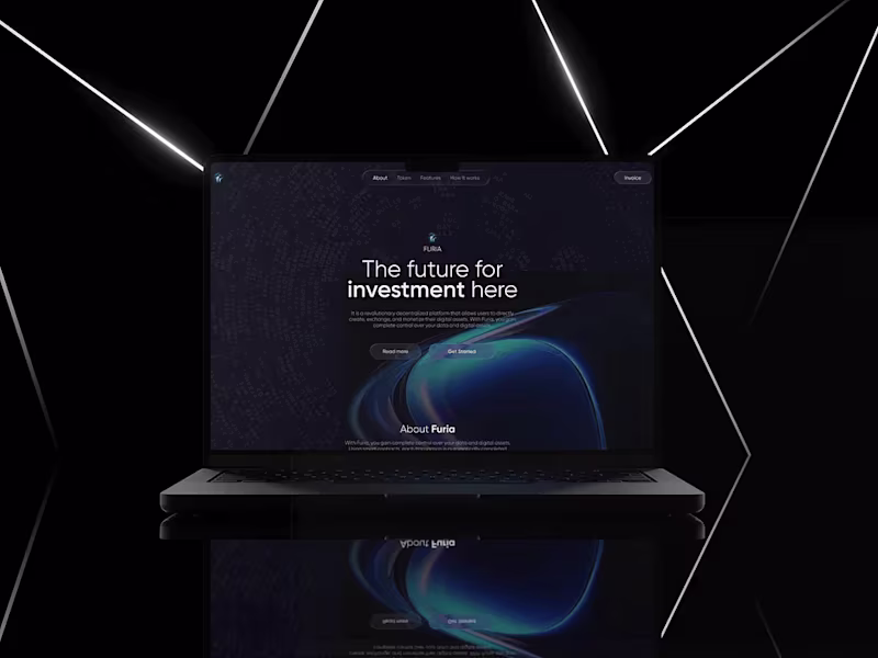 Cover image for FURIA | Web3 Website UI Design