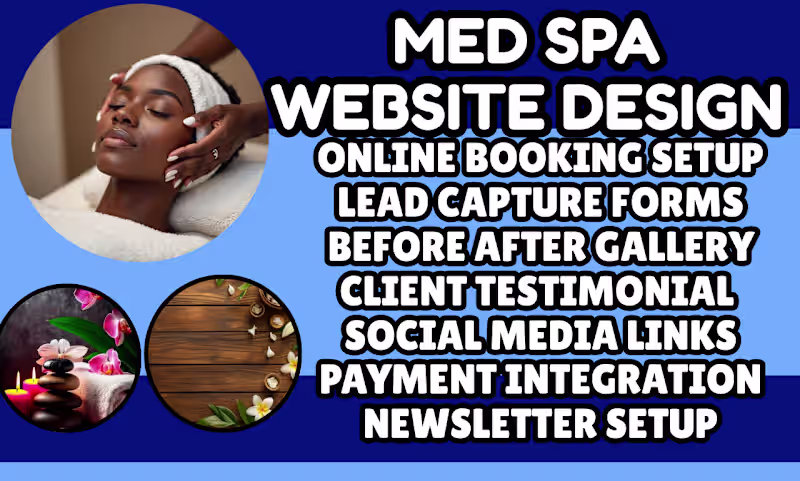 Cover image for High Converting Med Spa Website Design
