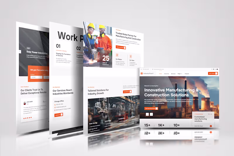 Cover image for This is a construction website