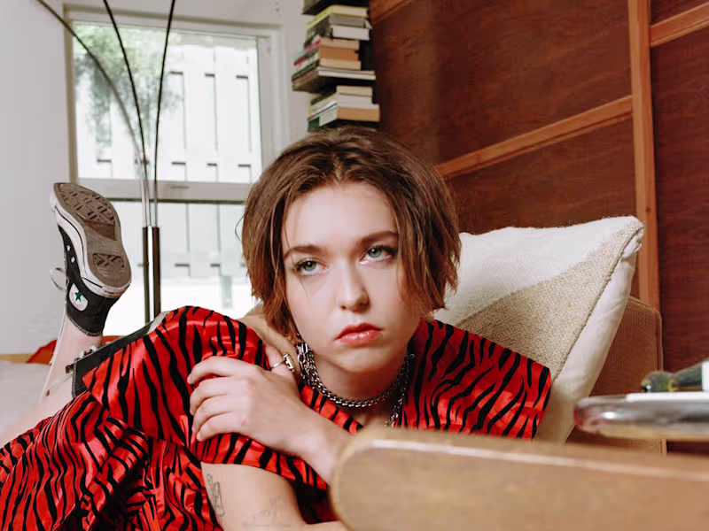 Cover image for Snailmail interview
for Marvin Magazine 