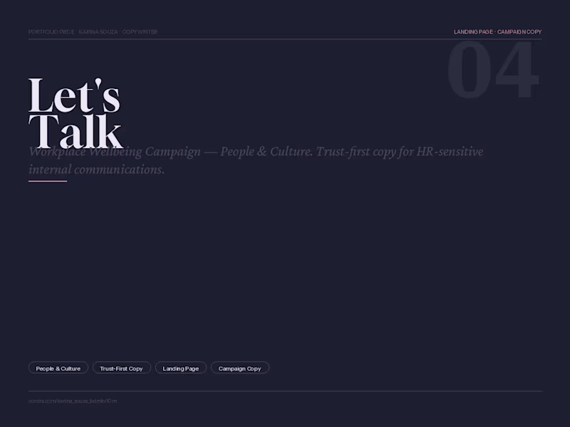 Cover image for Let's Talk - Mental Health