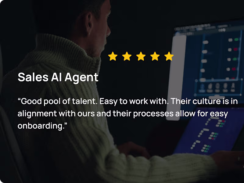 Cover image for Staffing for Sales AI Agent Application