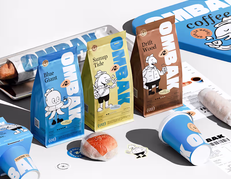Cover image for Ombak - Coffee Branding