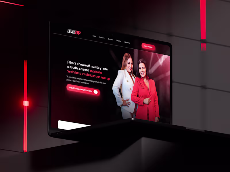 Cover image for Level UP — Website design