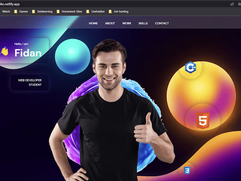 Cover image for My first Website-Portfolio