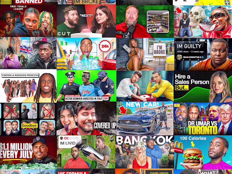 Cover image for YouTube Thumbnail Design