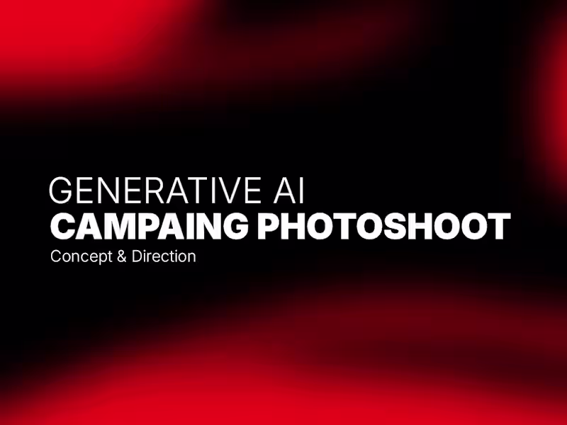 Cover image for AI Campaign Production - Photoshoot