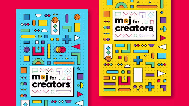Cover image for Moj For Creators - Visual Identity