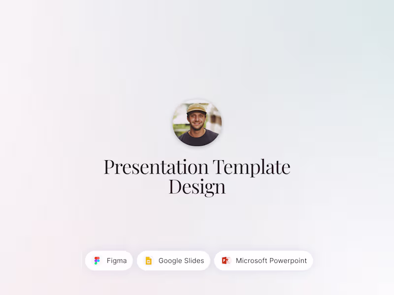 Cover image for Presentation Template Design