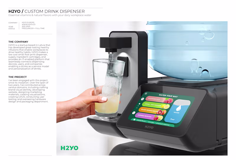 Cover image for Healthy drink dispenser