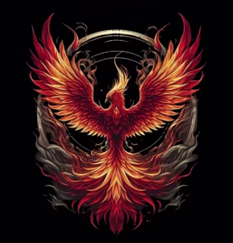 Cover image for "Reborn — a phoenix rising