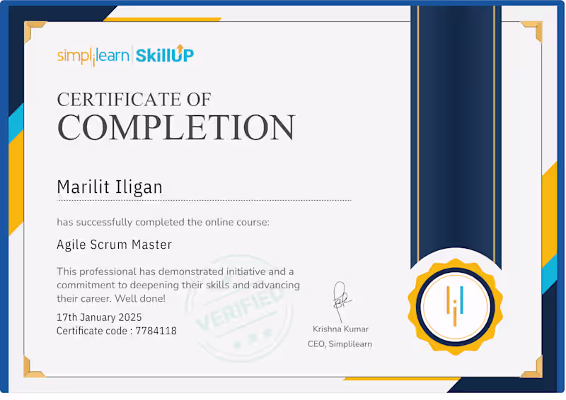 Cover image for Agile Scrum Master