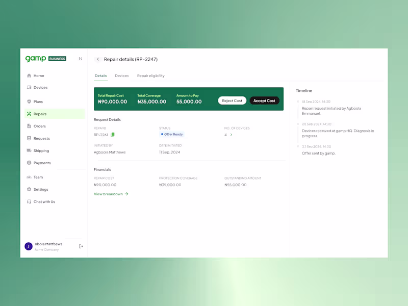 Cover image for Web Dashboard & Full-Stack App Development (Next.js)