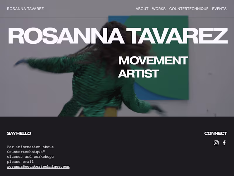 Cover image for Rosanna Tavarez | Squarespace Design & Development