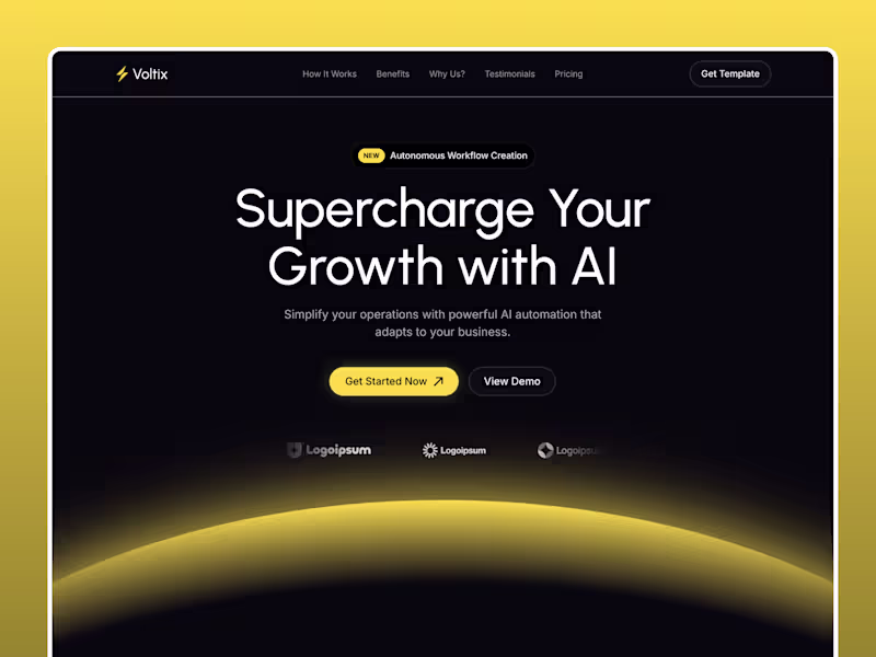 Cover image for Voltix - Premium Framer Template