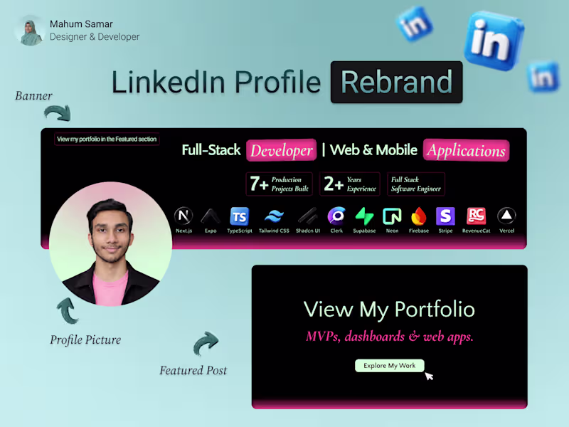 Cover image for Muhammad Affan - Linkedin Rebrand