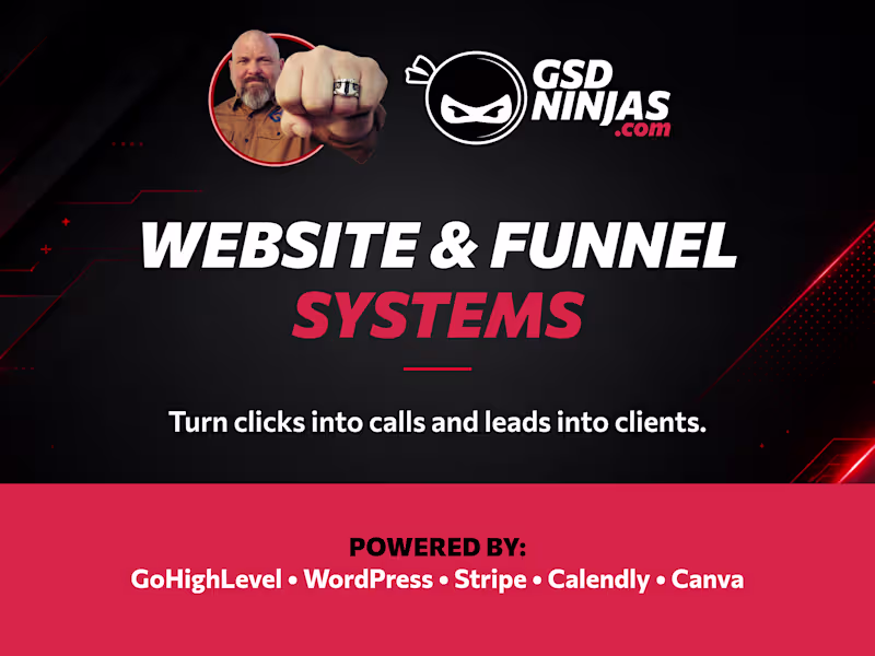 Cover image for Website & Funnel systems