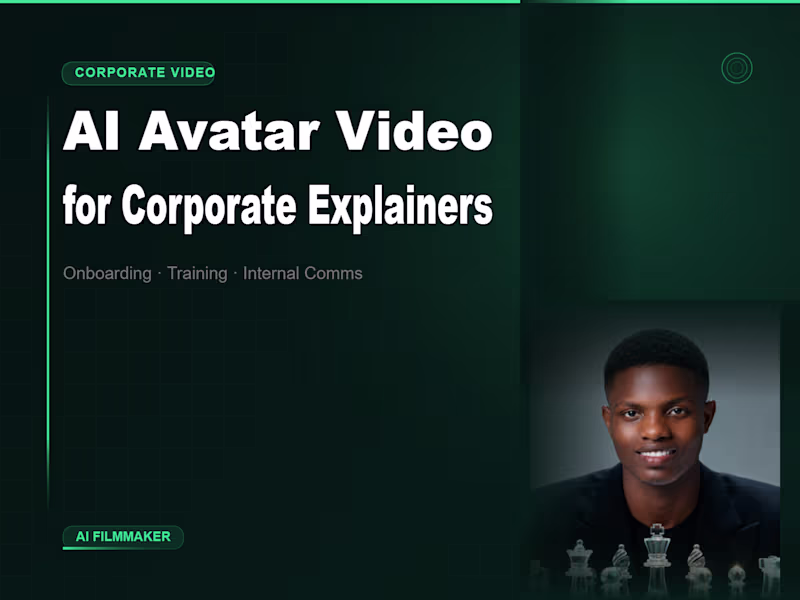 Cover image for AI Avatar Video for Corporate Explainers