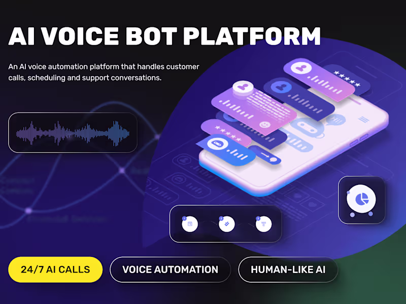 Cover image for 🎙️ AI Voice Bot Platform for Customer Automation