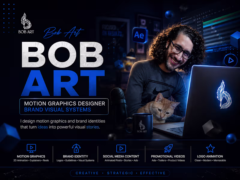 Cover image for Motion Graphics Videos for Brands & Social Media