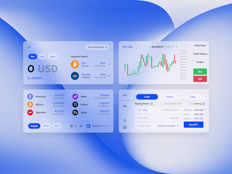 Cover image for Coinbase Crypto - Website Components/Bento