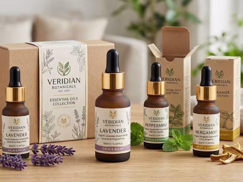 Cover image for Luxury Essential Oil Bottle &