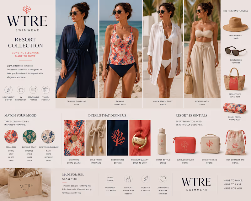 Cover image for WTRE Swimwear — Luxury Brand